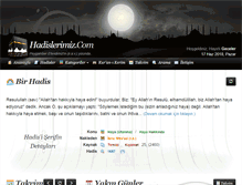 Tablet Screenshot of hadislerimiz.com